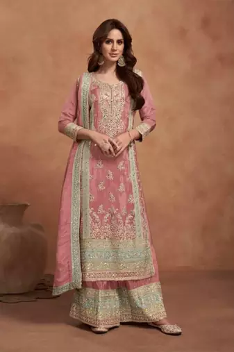 Georgette Style Kurti Plazo